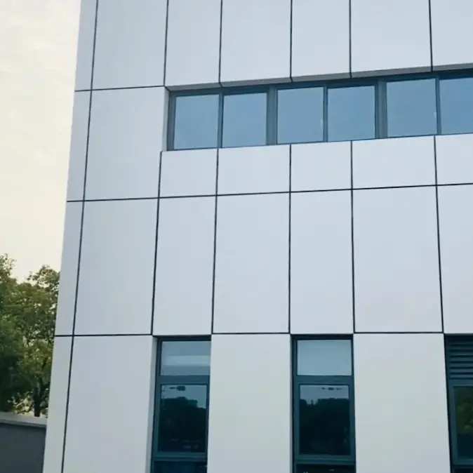 Conventional Flat Aluminum Single Panel Curtain Walls
