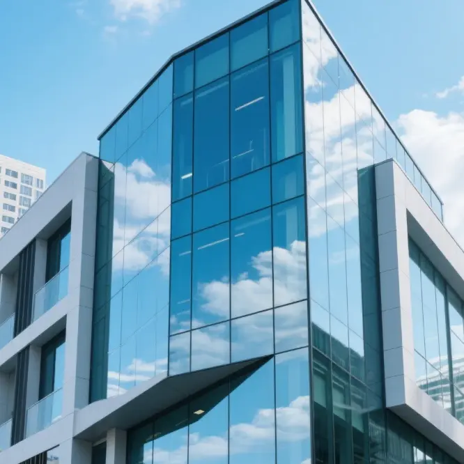 Калено стакло за ѕидови за завеси